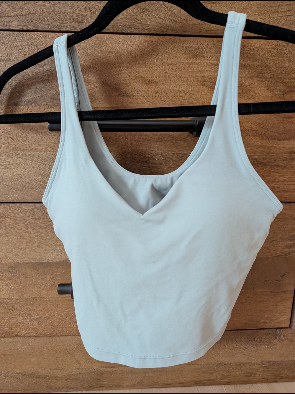 Women’s Light Blue Scoop Neck Tank Top